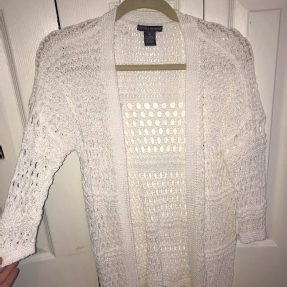 White  Cardigan